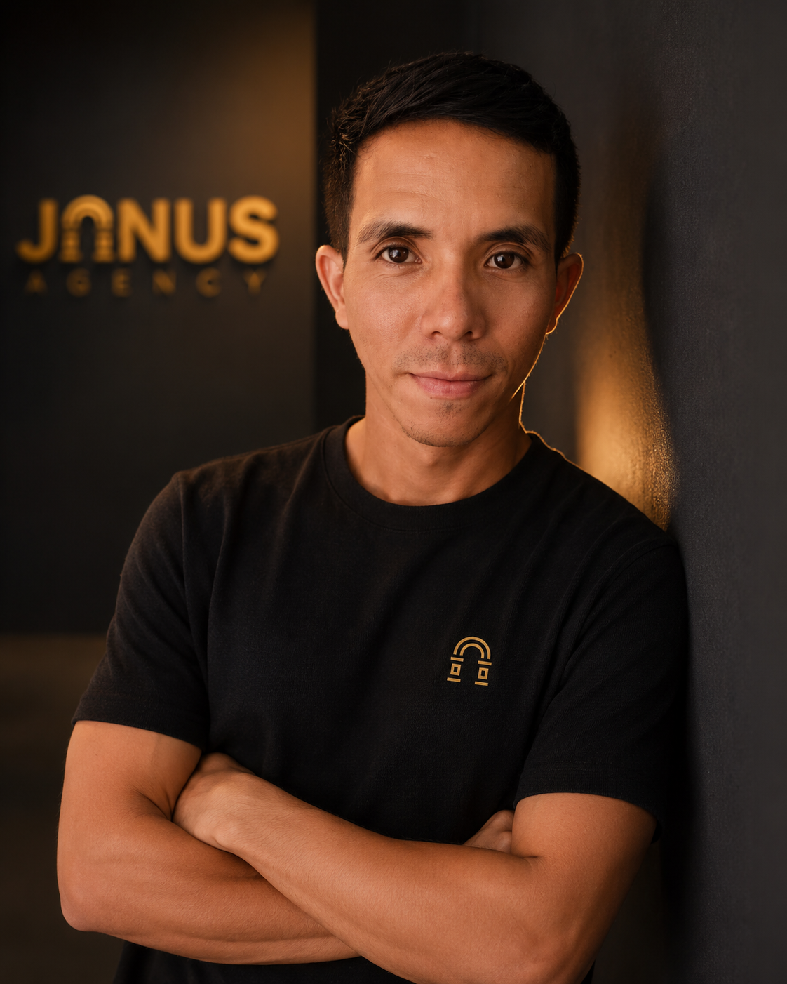 Retrato de Carlos Barreto, miembro del equipo de JANUS